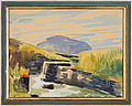 ISAAC GRÜNEWALD.  Gouache. Sign Grünewald.