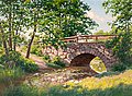 JOHAN KROUTHÉN, The old bridge. Signed Joha...
