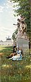 PEDER MORK MÖNSTED, Romantic scene from Fre...