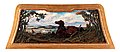 NILS KREUGER, Landscape with horses. Signed...