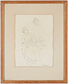 CARL WILHELMSON, 2 st, blyertsteckningar, s...