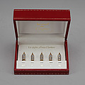 KALIGRAFI PENNOR, 5 st, 18k guld, le must d...