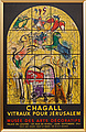 MARC CHAGALL, efter, affisch, "Vitraux pour...