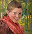 ALBERT EDELFELT, "A GIRL FROM PORVOO (A FAR...