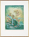 ROBERTO MATTA, färgetsning, signerad och nu...