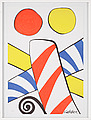 ALEXANDER CALDER, efter, färglitografi. Sig...