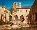 GUSTAF WILHELM PALM, A courtinterior in an ...