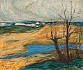 JALMARI RUOKOKOSKI, SPRING LANDSCAPE. Sign....