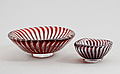SKÅLAR, 2 st, glas, "Ariel", Edvin Öhrström...