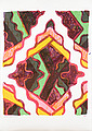LENNART RODHE, färglitografi. Monogram sign...