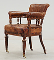 SKRIVBORDSSTOL, empire, 1800-talets andra h...