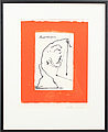 PETER DAHL, litografi, signerad.