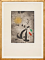 JOAN MIRÓ, akvatint och färgetsning, signer...
