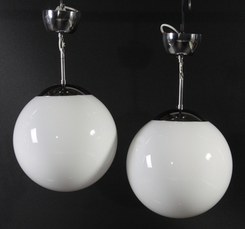 43775. TAKARMATURER, ett par, glas, 193040-tal.
