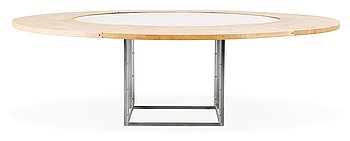 73. POUL KJAERHOLM, matbord, "PK-54", Fritz Hansen, Danmark 1986.