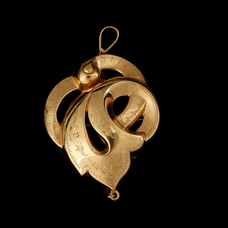 BROSCH samt ÖRHÄNGEN