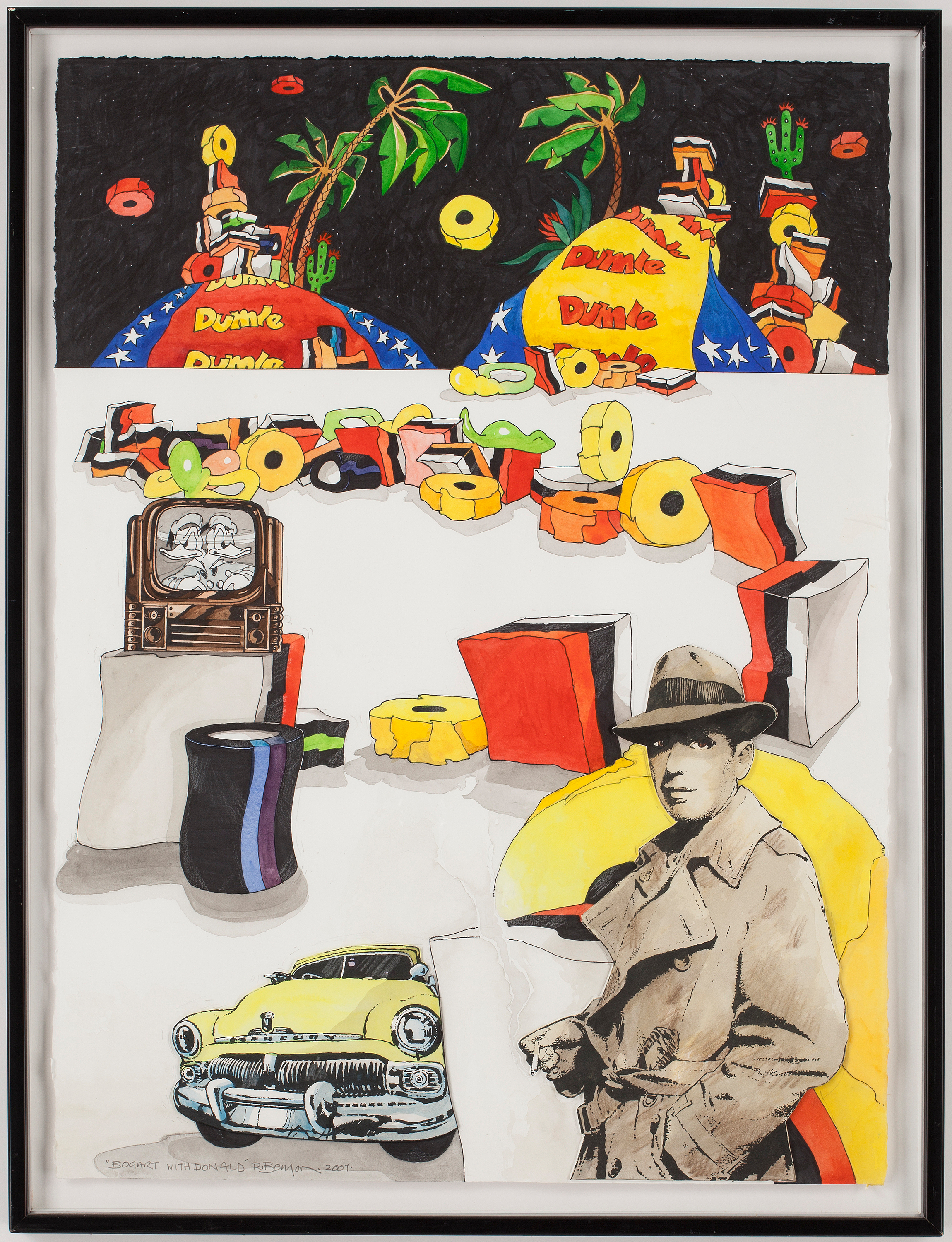 ROBERT BENSON, blandteknik, signerad o daterad 2001. Bukowskis