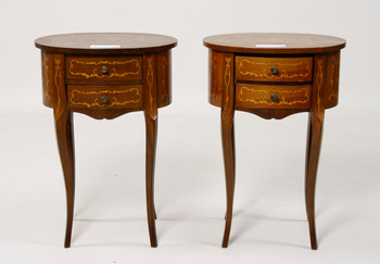 46857. BORD, 2 st, rokokostil, 1900-tal.