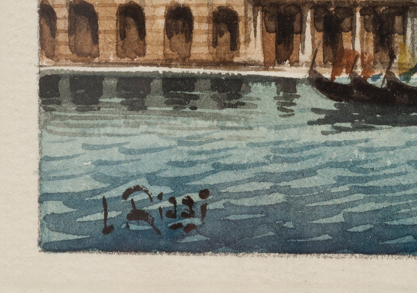 LORENZO RIZZI, akvarell, signerad. - Bukowskis