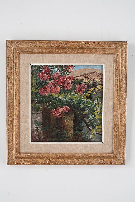 Peder Severin Kröyer, Spanish garden, scene from Granada. - Bukowskis