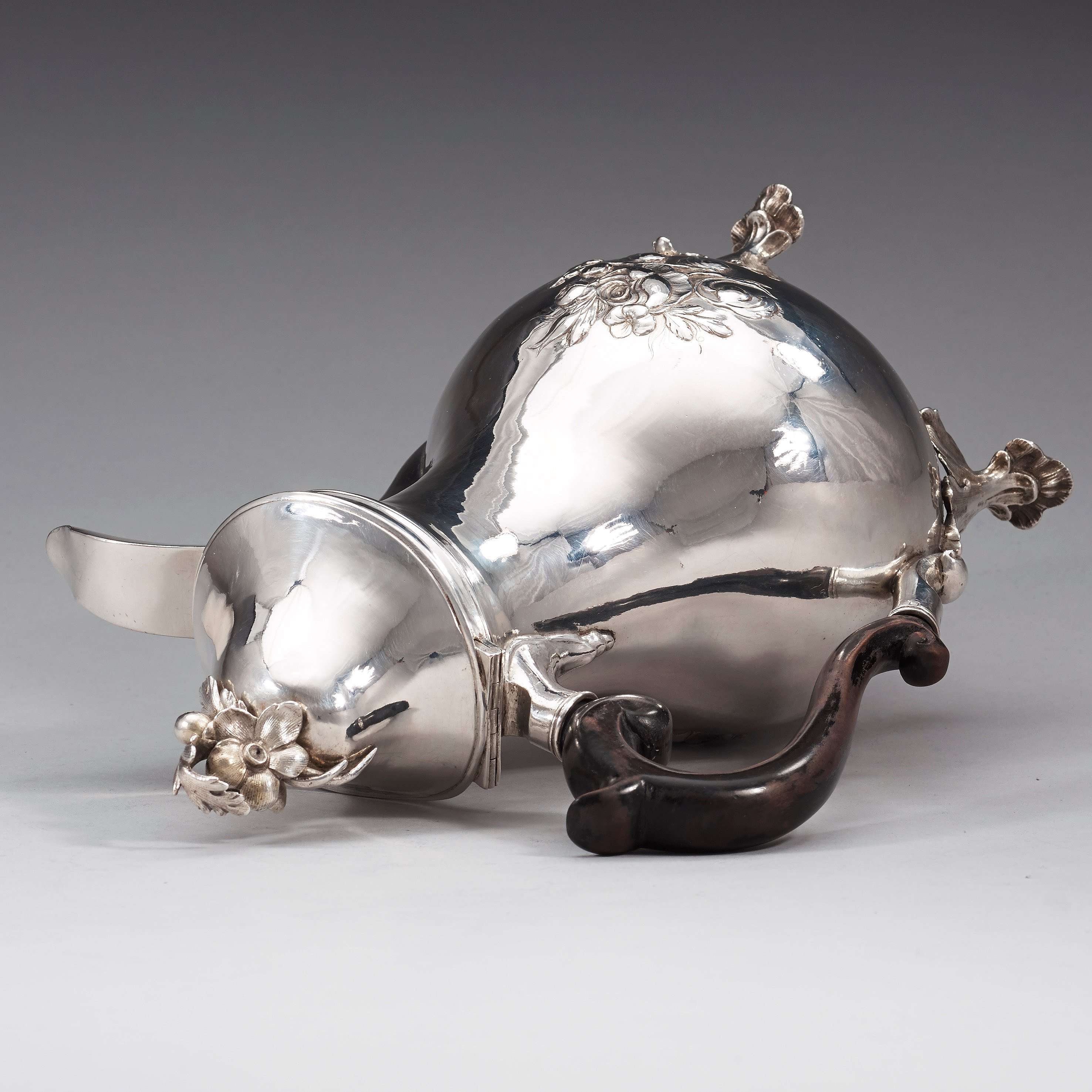 A Swedish 18th century silver coffeepot, marks of Pehr Zethelius