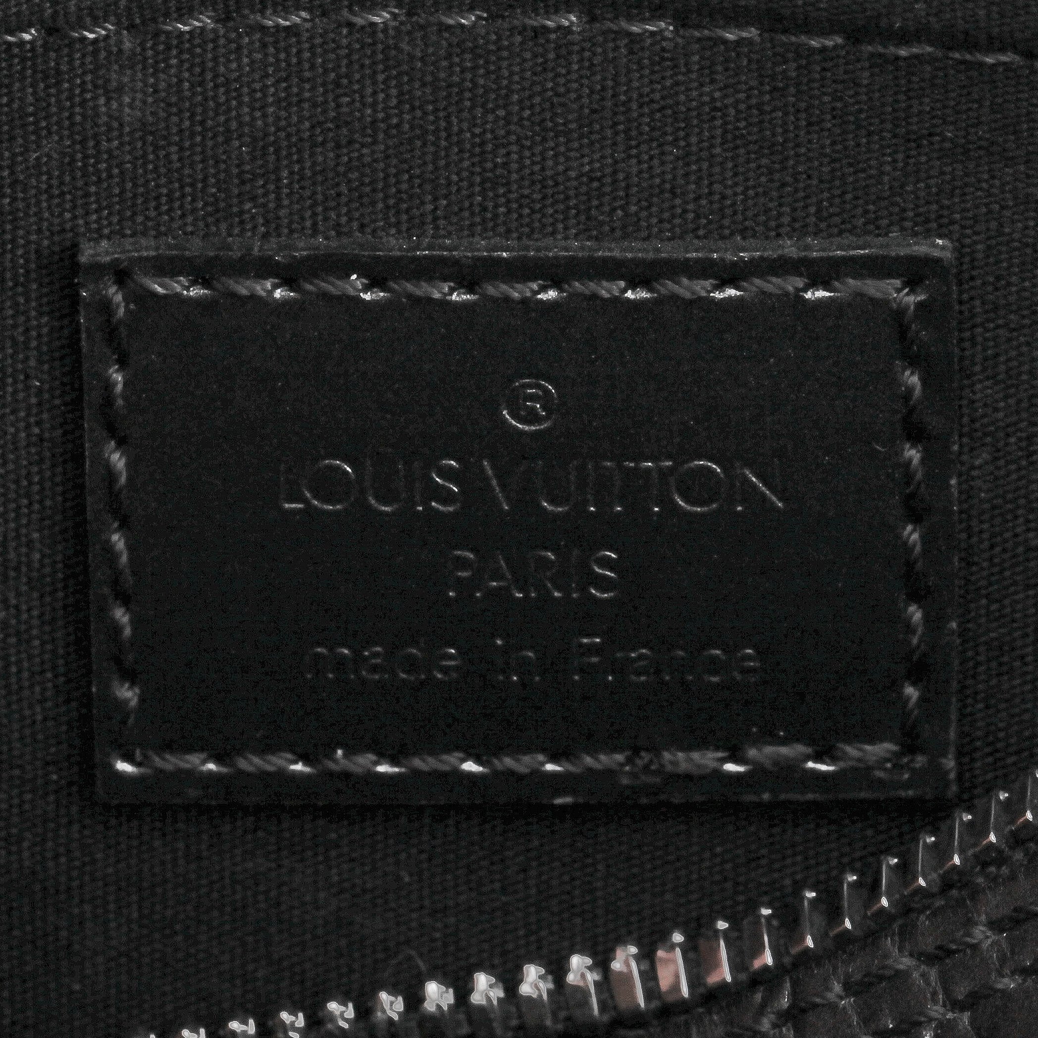 Louis Vuitton, LOUIS VUITTON, a dark grey cuir mat handbag, "Mat