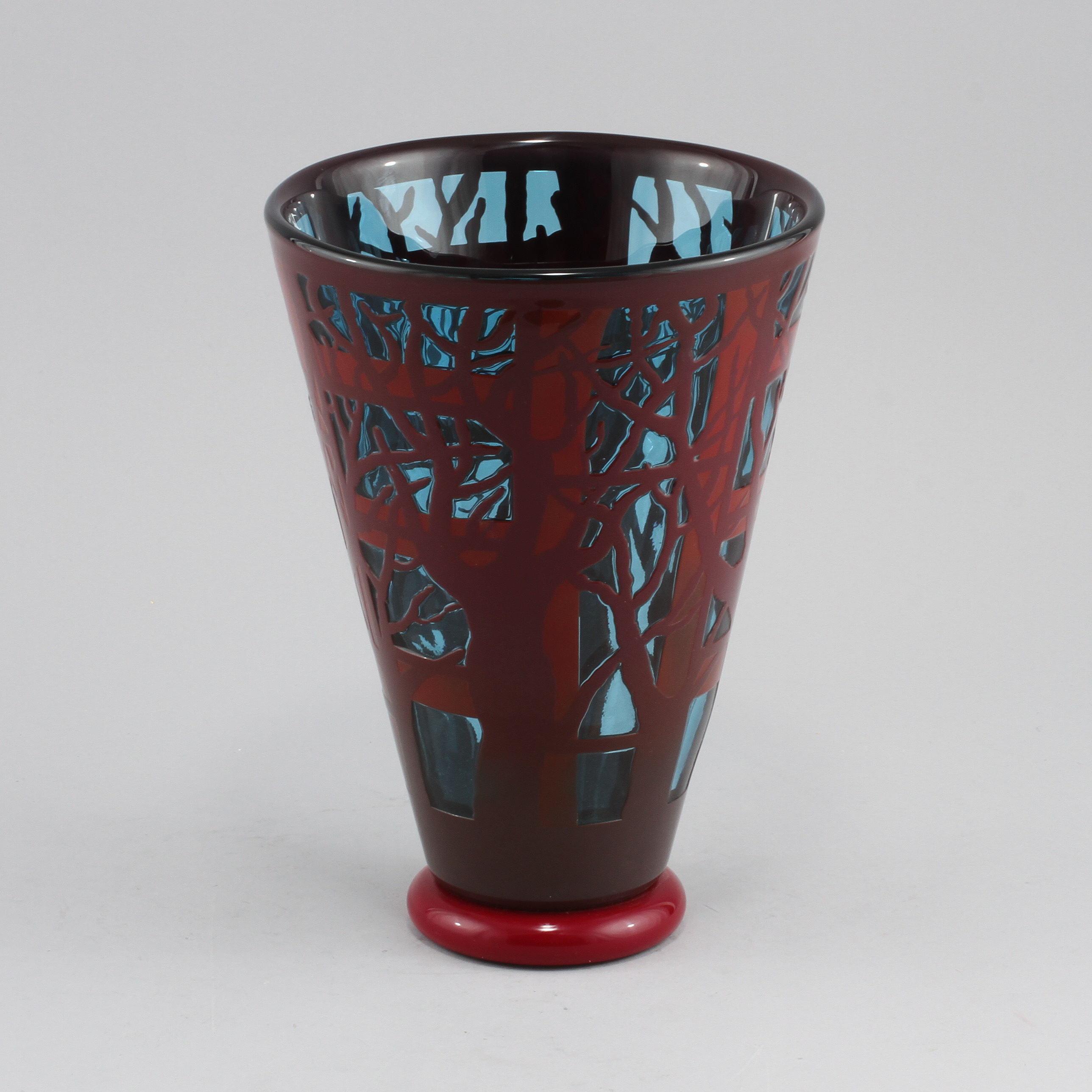 VAS Glas Hel n Krantz Orrefors Signerad Sent 1900 tal Bukowskis