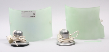 49457. VÄGGARMATURER, ett par, Pipertia, Arteluce, Italien.