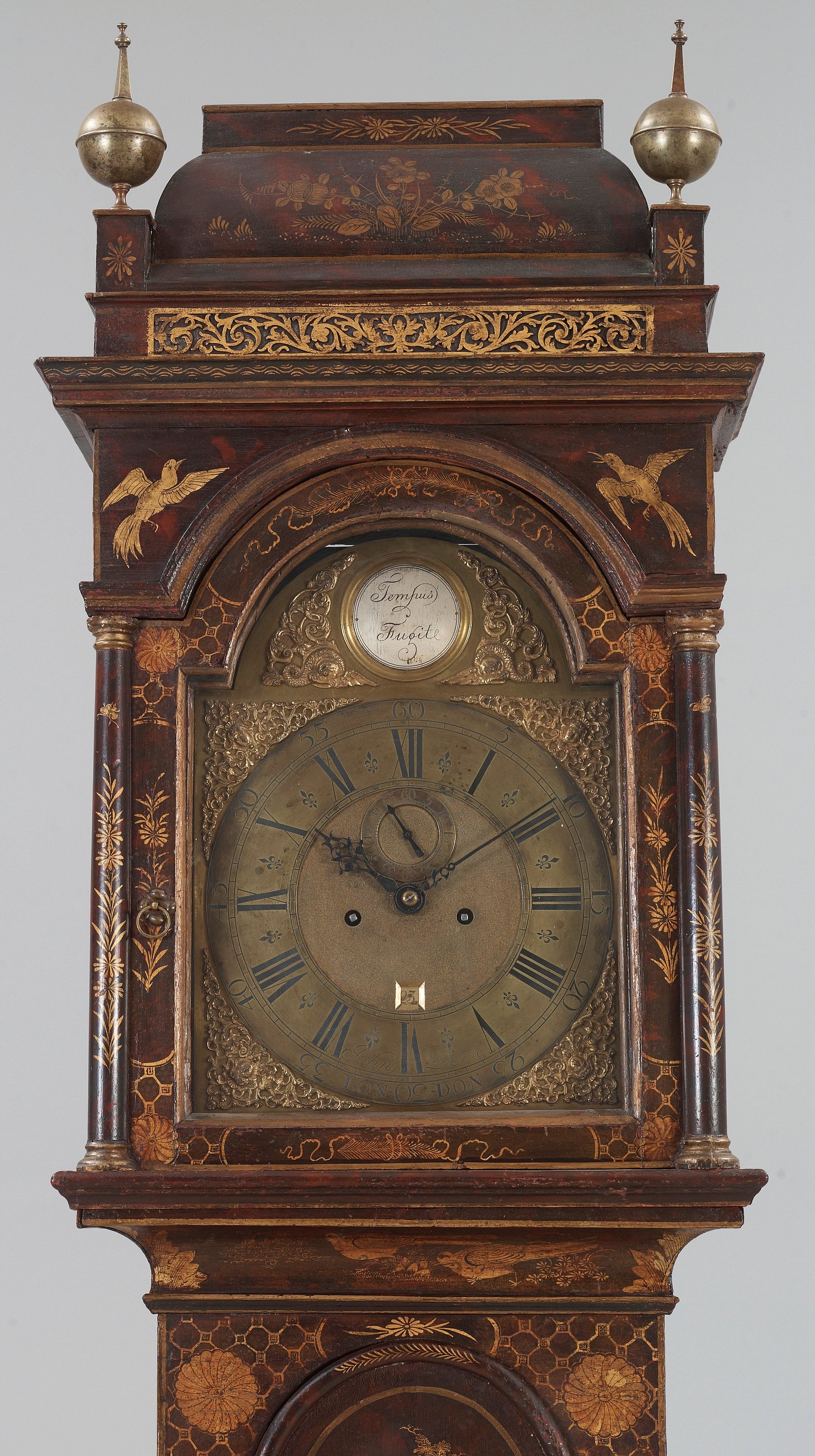 An English 18th century longcase clock by John Dewe London. Bukowskis