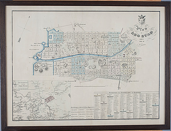 KARTA, Åbo, W.Gyldén, utgiven 1837. - Bukowskis
