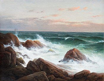 42. Berndt Lindholm, COASTAL LANDSCAPE.