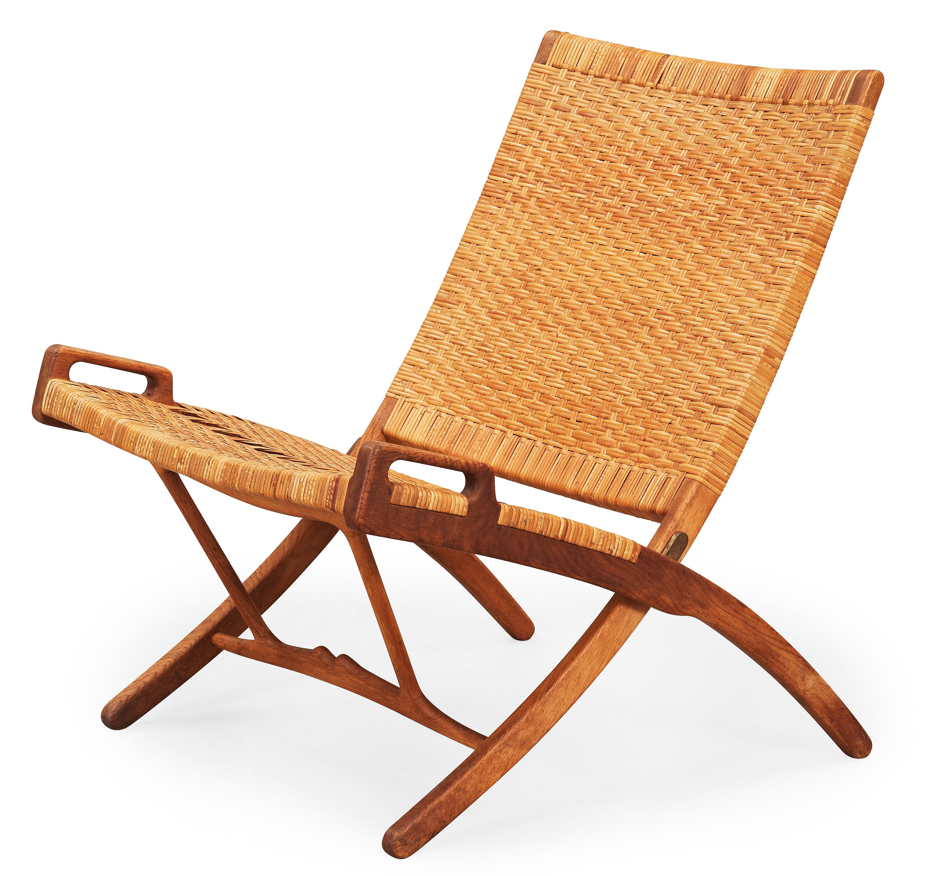 HANS J WEGNER folding Chair Johannes Hansen Danmark Bukowskis