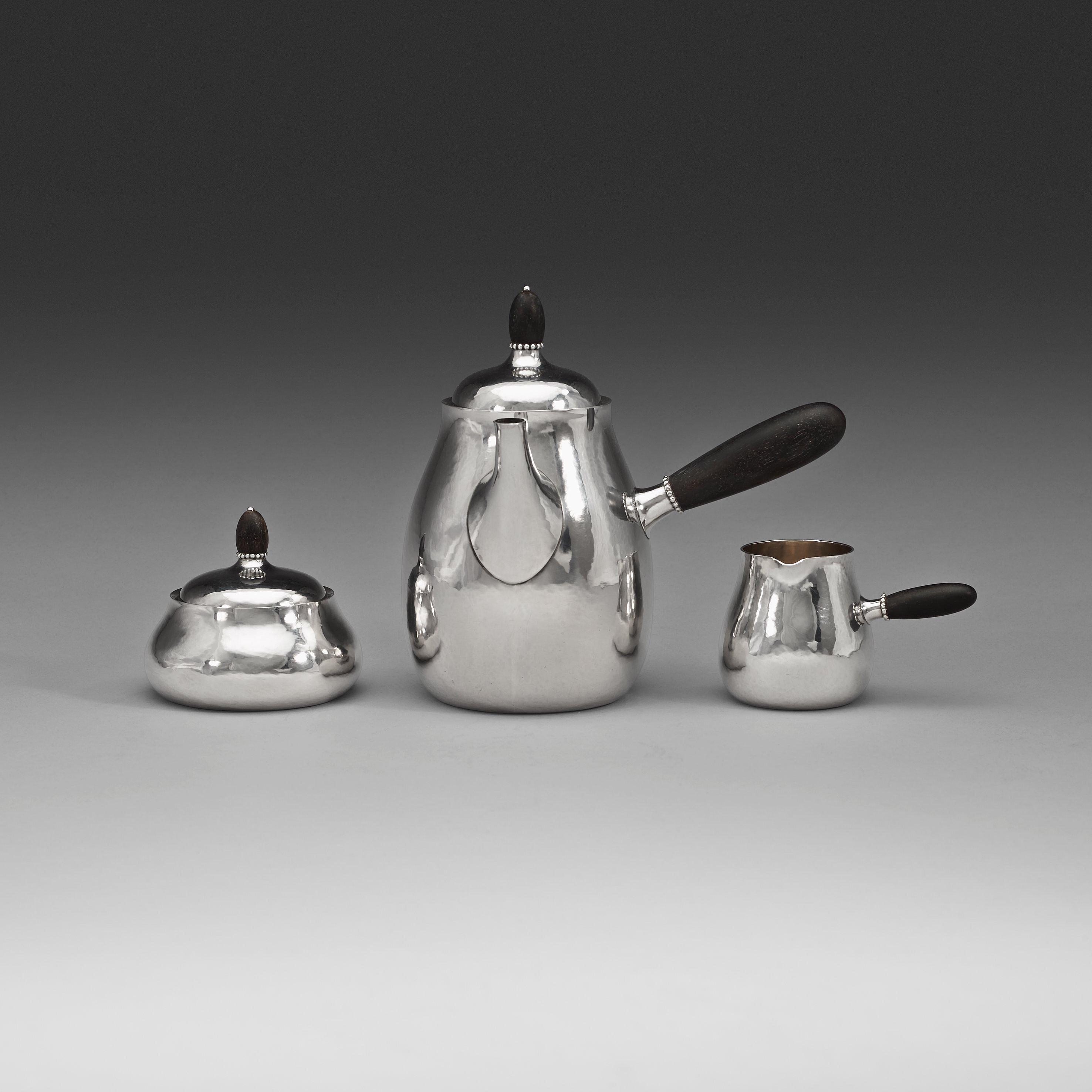 A Jensen sterling coffee set, Copenhagen 1929. Bukowskis