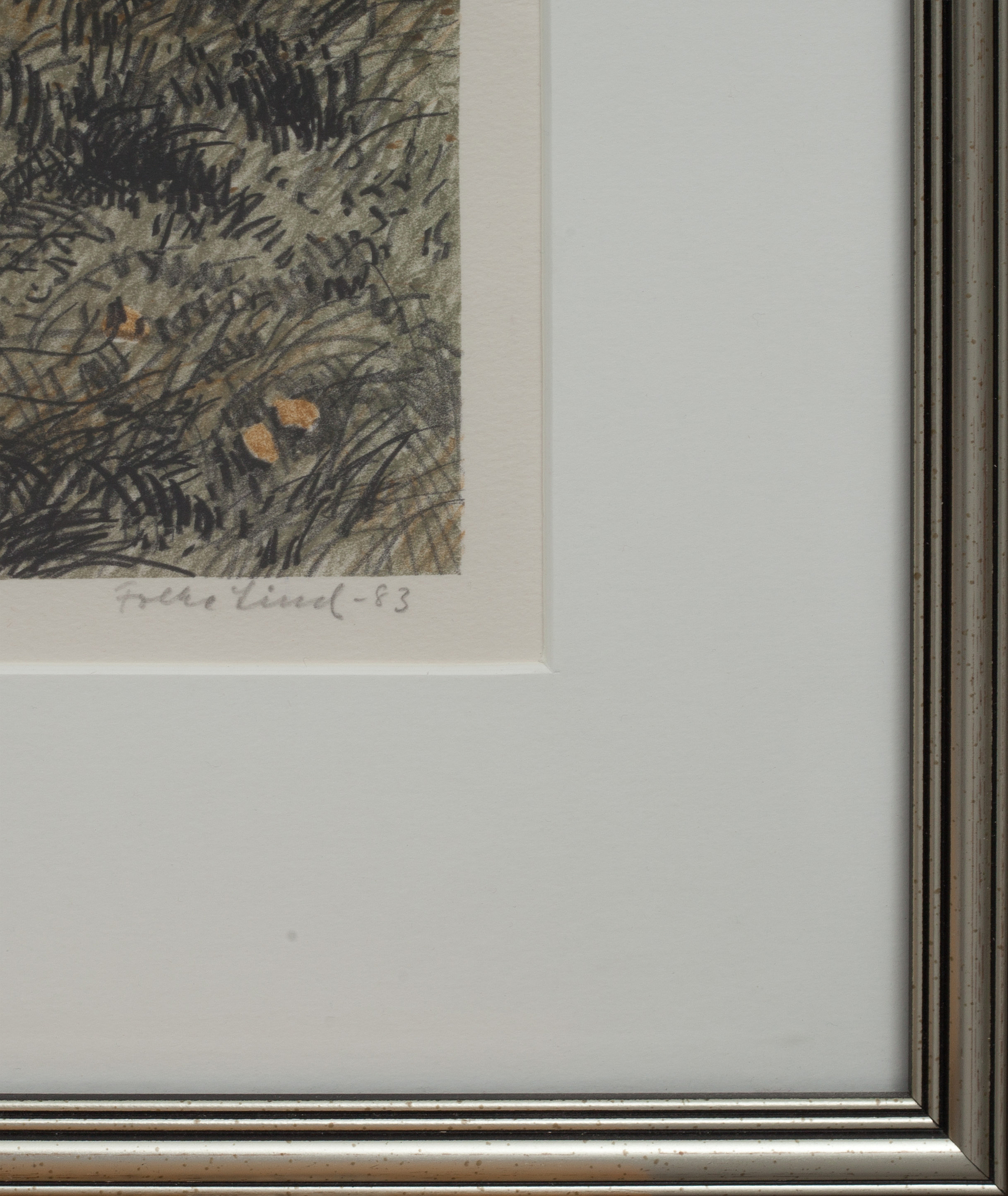 FOLKE LIND, färglitografi, signerad 83 samt numrerad H.C. 1/1. Bukowskis