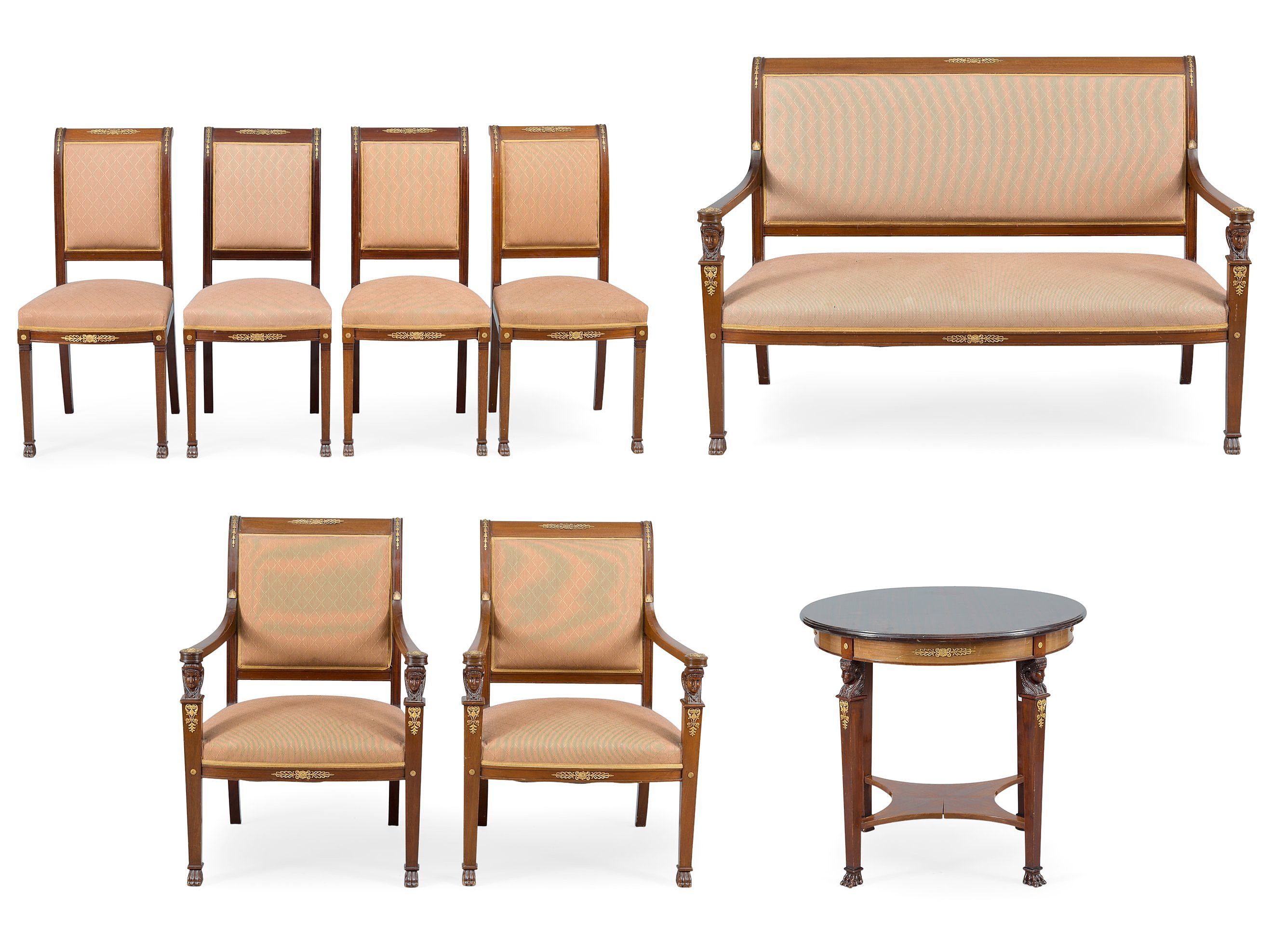 A SUITE OF FURNITURE, 8 PIECES. Bukowskis