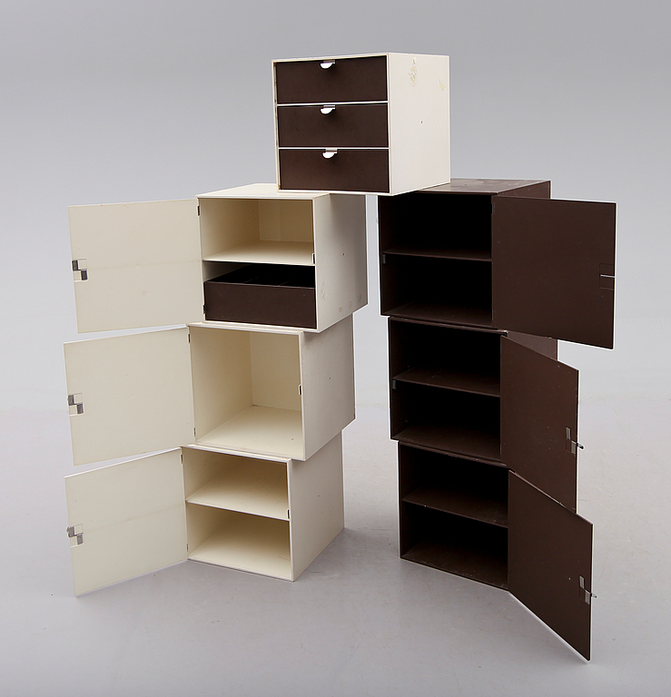 FÖRVARINGSKUBER, 7 st, "Palaset Modular Storage Cubes", Ristomatti