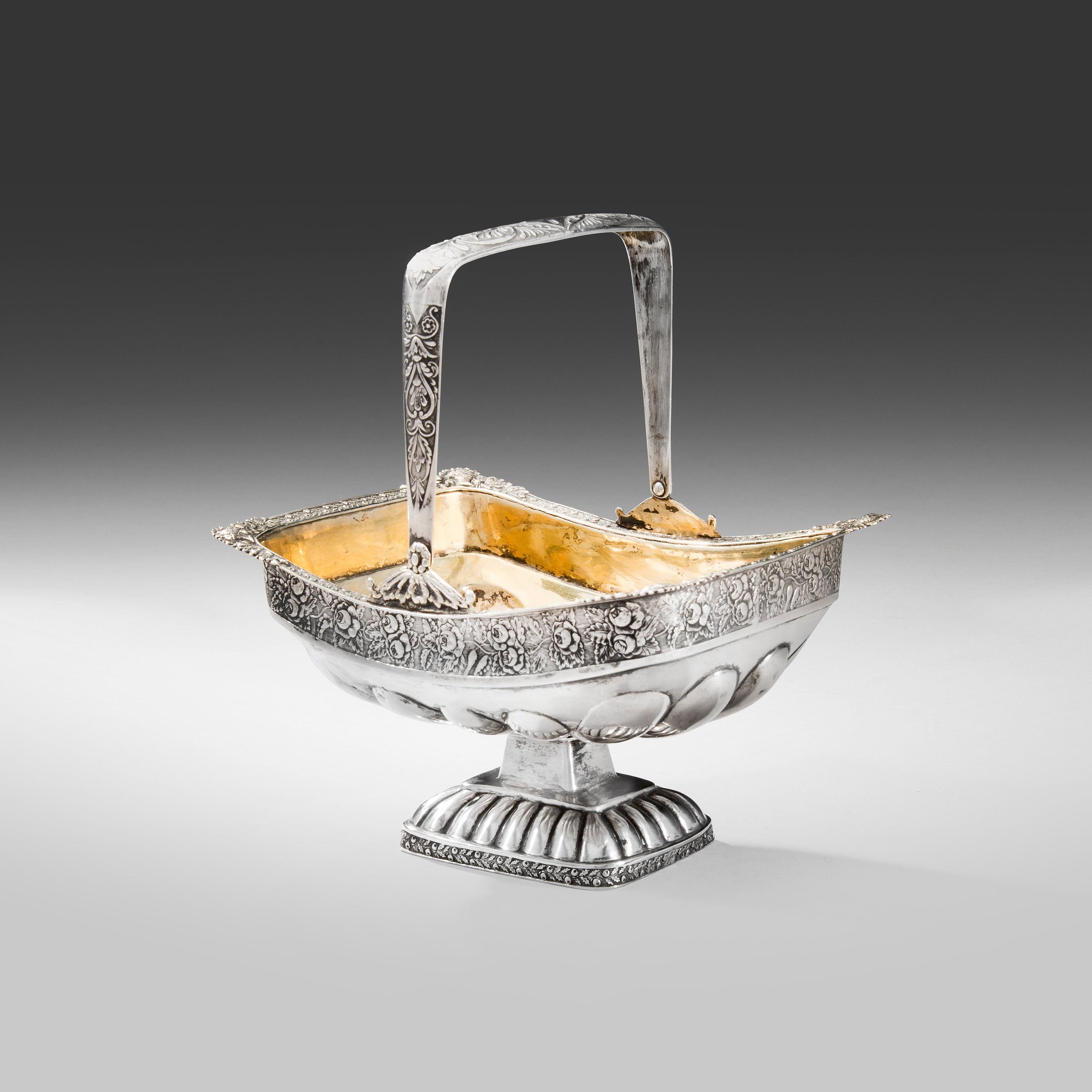 A RUSSIAN BREAD BASKET. РУССКАЯ КОРЗИНКА ДЛЯ ХЛЕБА. Bukowskis