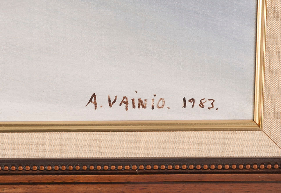 Vainio ARMAS VAINIO, olja på duk, signerad och daterad 1983. - Bukowskis