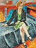 Birger Simonsson, "Flicka med cigarett" (Girl with cigarette).