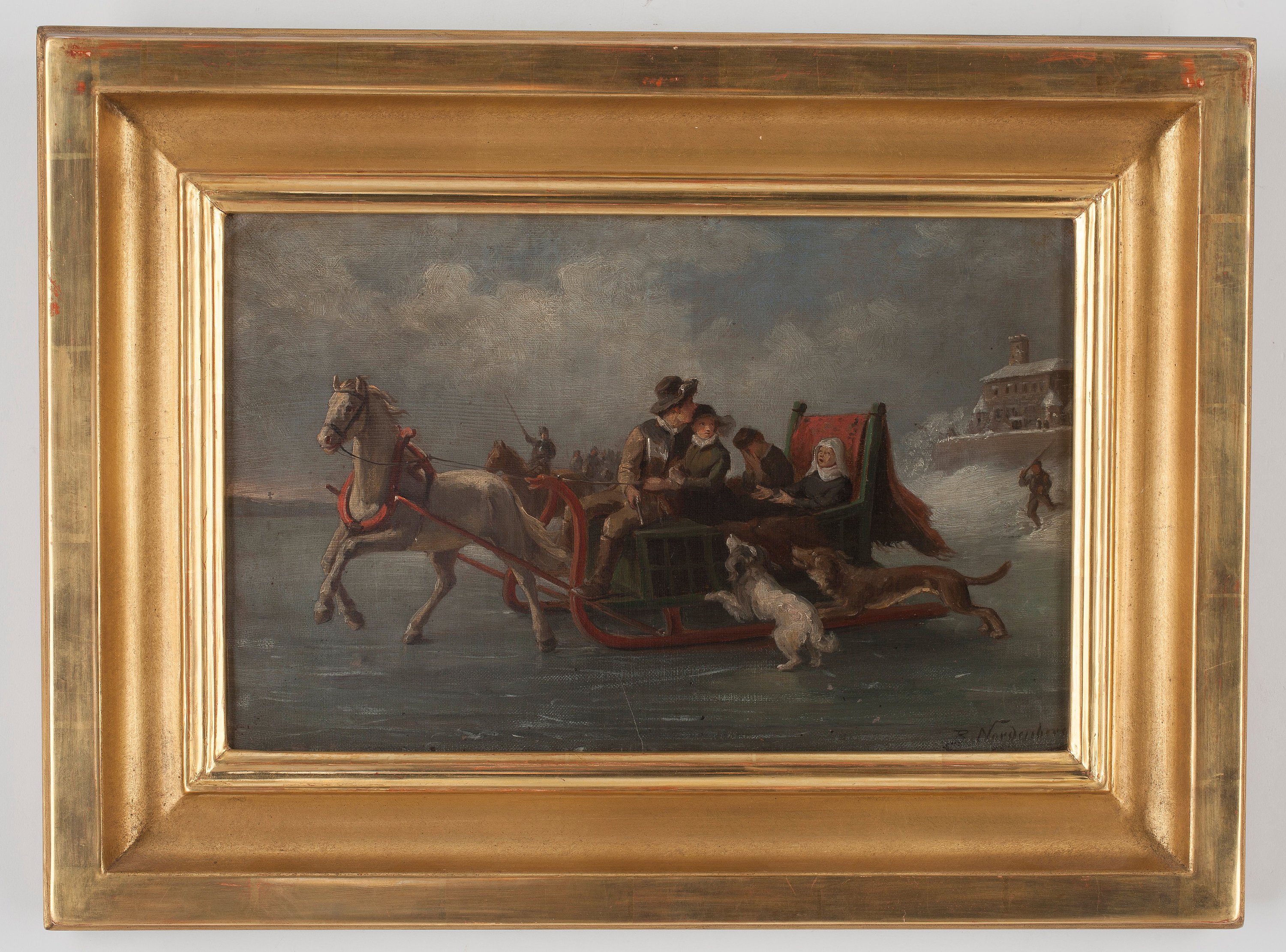 Bengt Nordenberg, Slädfärd på isen. Bukowskis