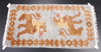 54161. MATTA. Troligen Tibet. 175 x 93.
