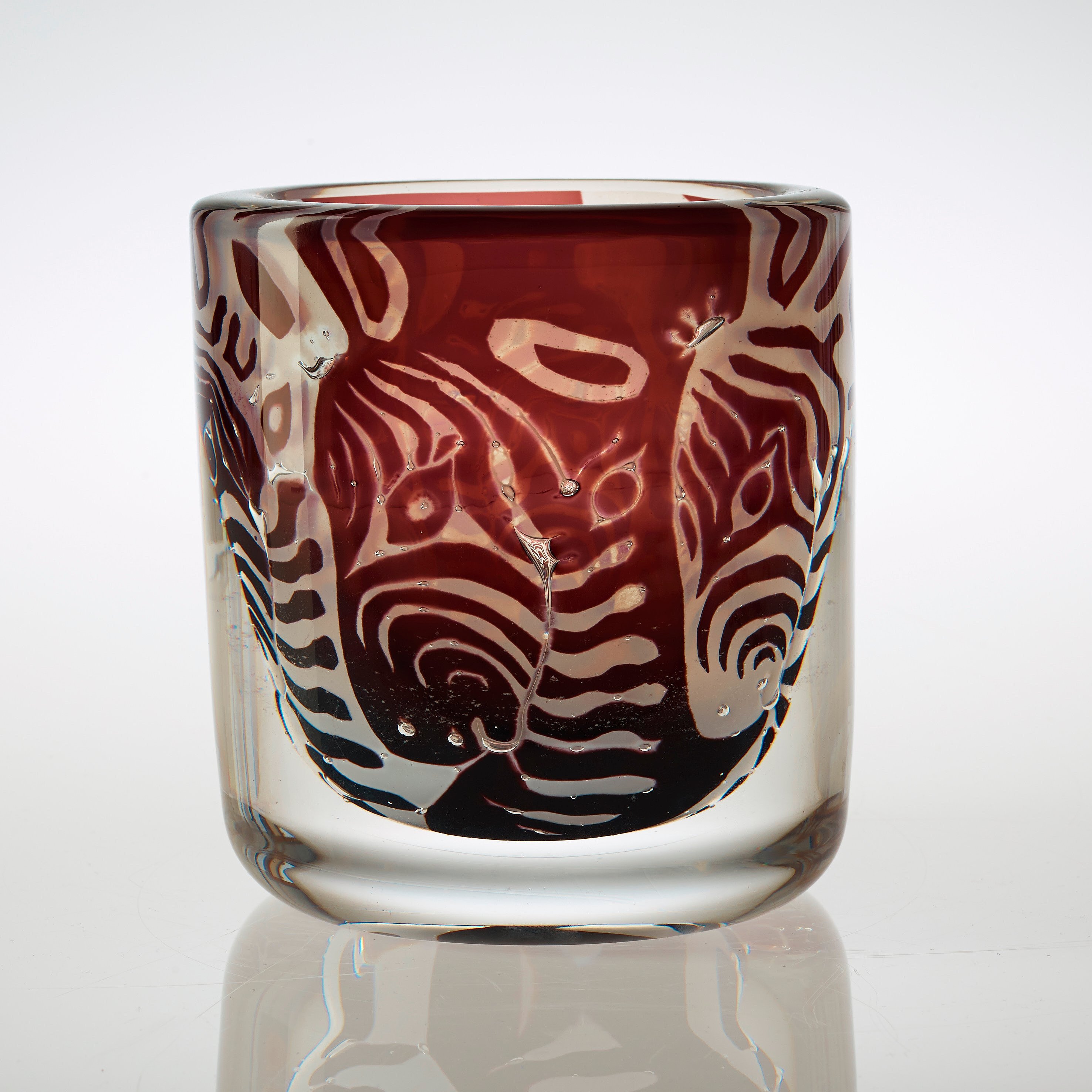 An Ingeborg Lundin Ariel Glass Vase Orrefors 1974 Bukowskis