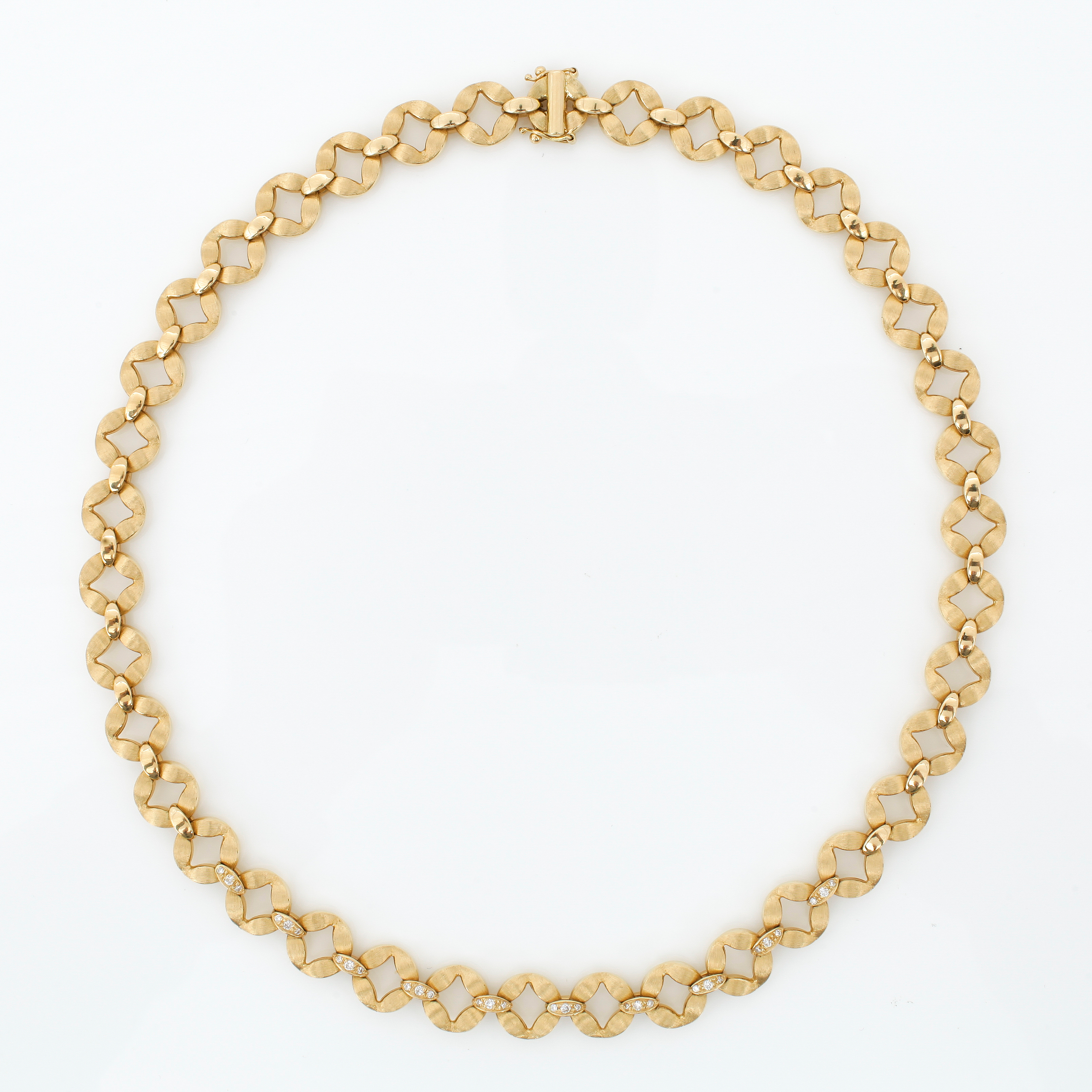 COLLIER, Chiampesan, Italy. 18K gold 