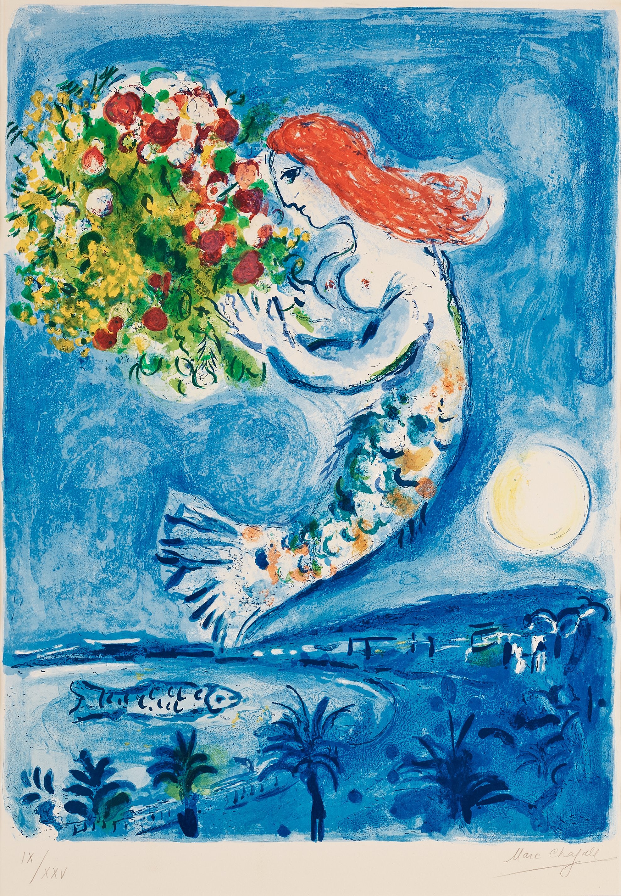 Marc Chagall, "La Baie des Anges". Bukowskis