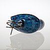 An Alessandro Pianon 'Pulcino' glass bird, Vistosi, Italy 1960's.