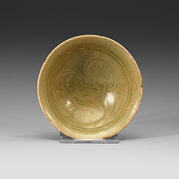 43. A carved 'Yazohou' bowl, Song dynasty (960-1279).