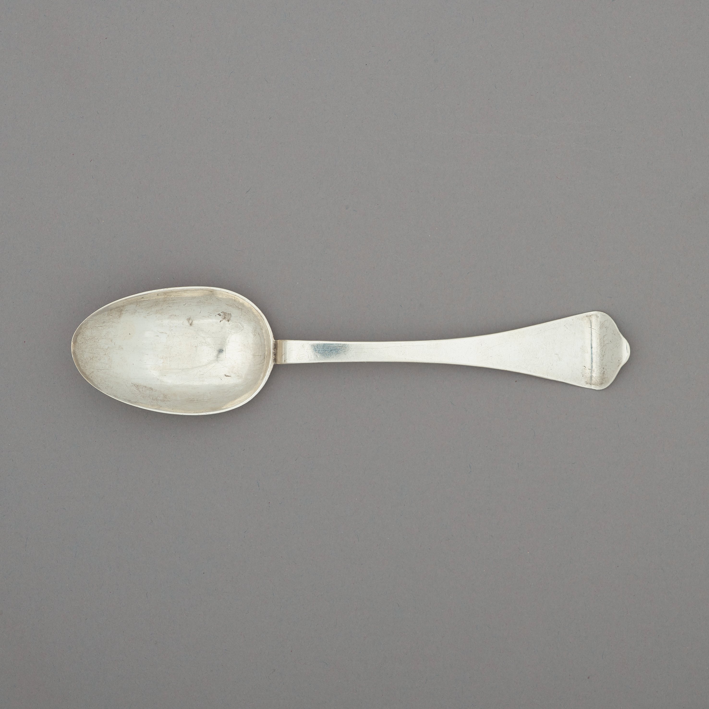 A Swedish 18th century silver spoon, marks of Erik Löfman, Uppsala