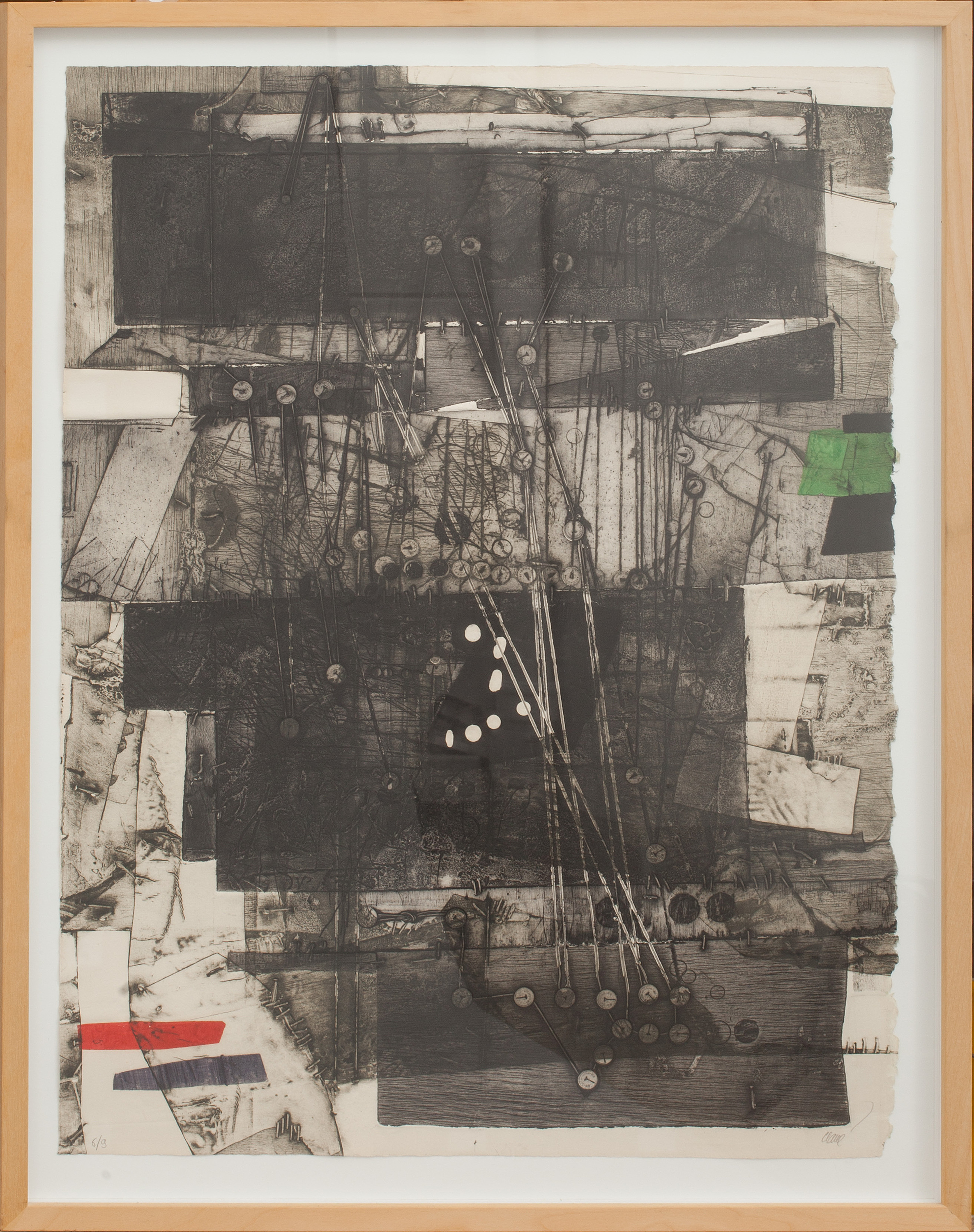 ANTONI CLAVÉ, carborundumetsning, signerad och numrerad 6/9. Bukowskis