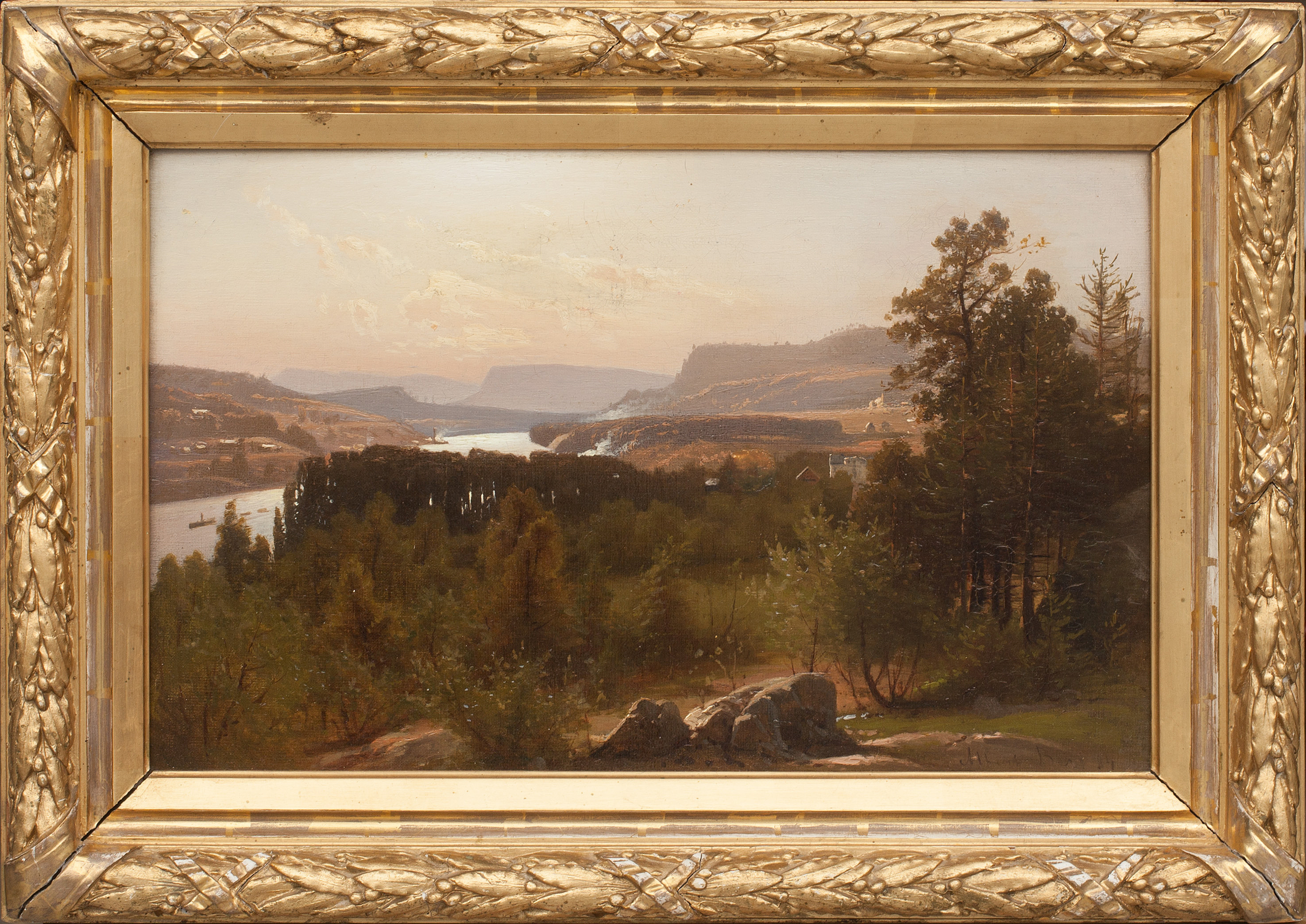 ALBERT BERG, olja på duk, signerad. Bukowskis