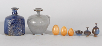 5873. PARTI KERAMIK, 8 delar. Höganäs.